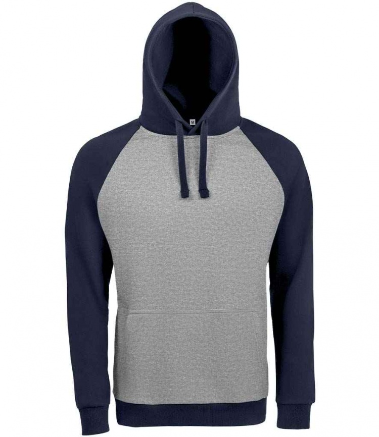 SOL'S 02998 Unisex Seattle Contrast Raglan Hoodie